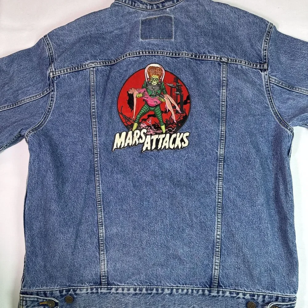 VTG.80's Levis Jean Jacket Mens XL  Blue Trucker Type III USA  70507 0389